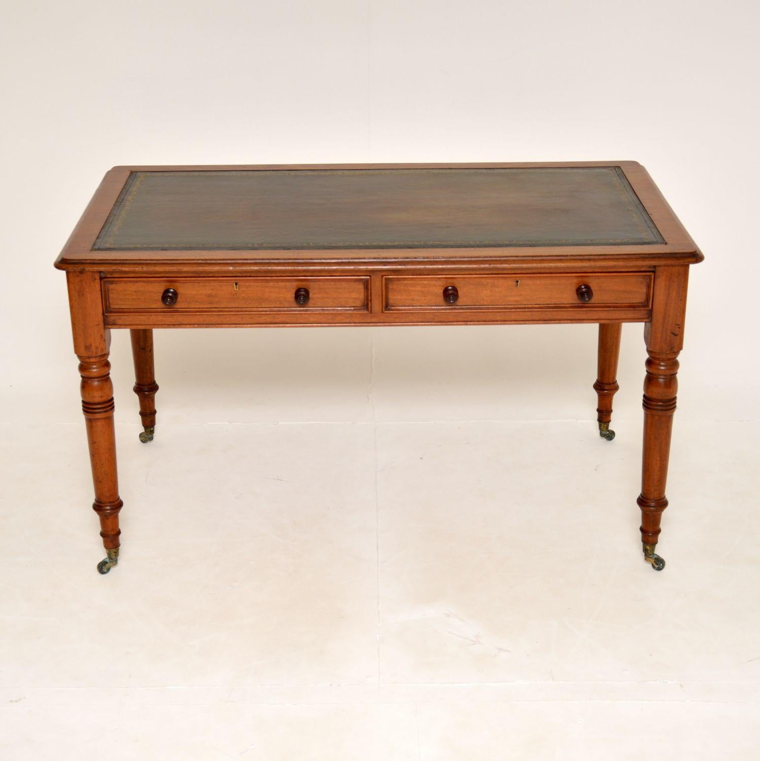 English Antique Victorian Writing Table / Desk