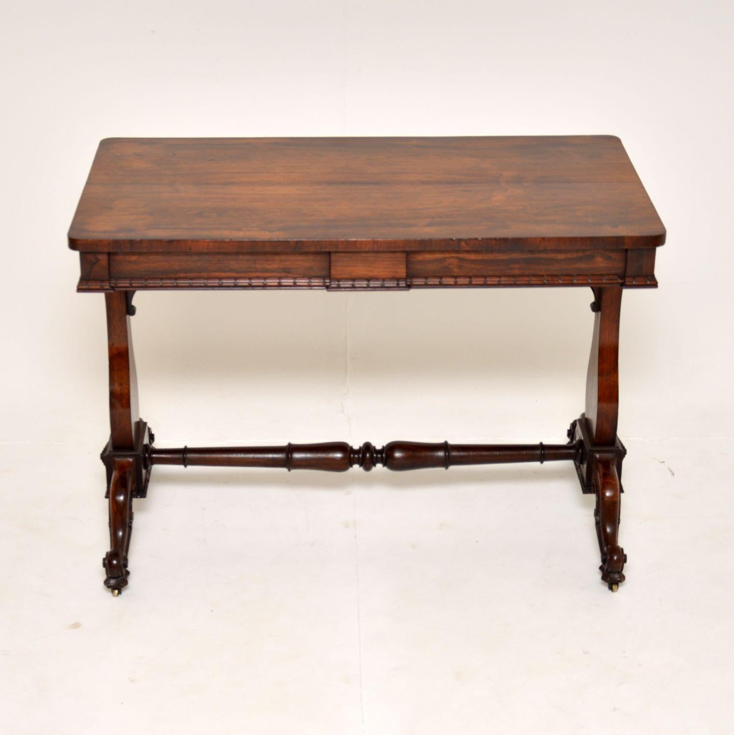 English Antique Victorian Writing Table / Desk