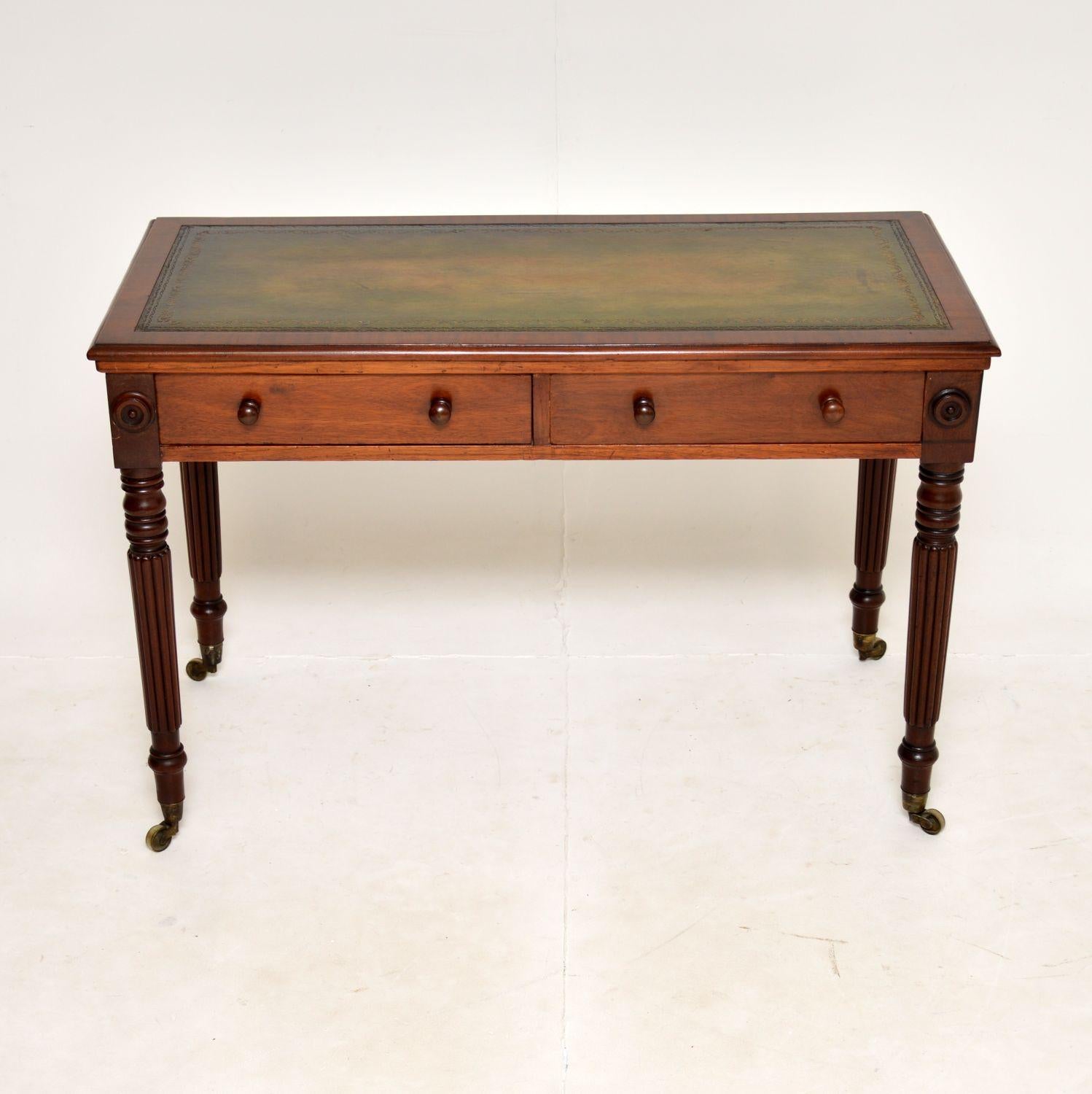 English Antique Victorian Writing Table / Desk