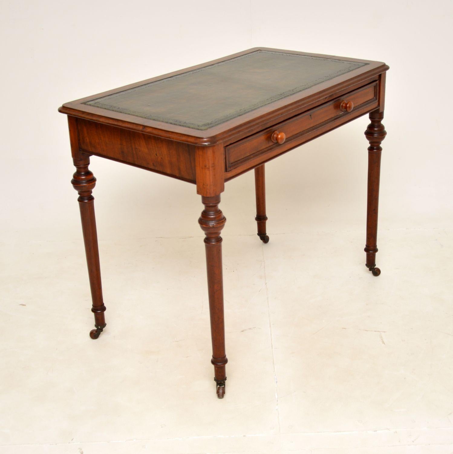 British Antique Victorian Writing Table / Desk