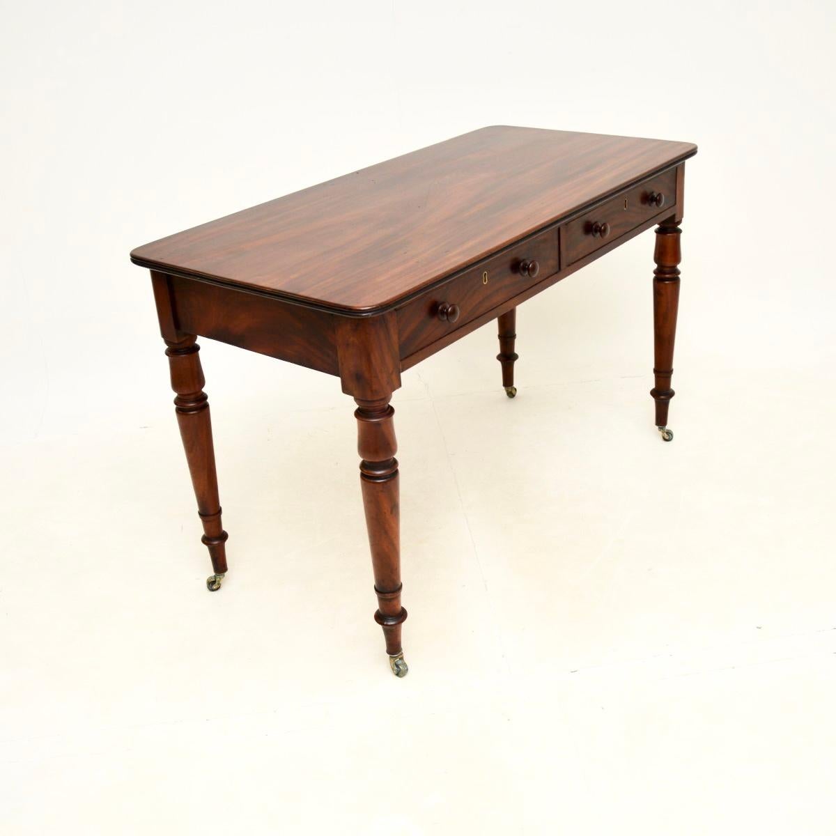 High Victorian Antique Victorian Writing Table / Desk