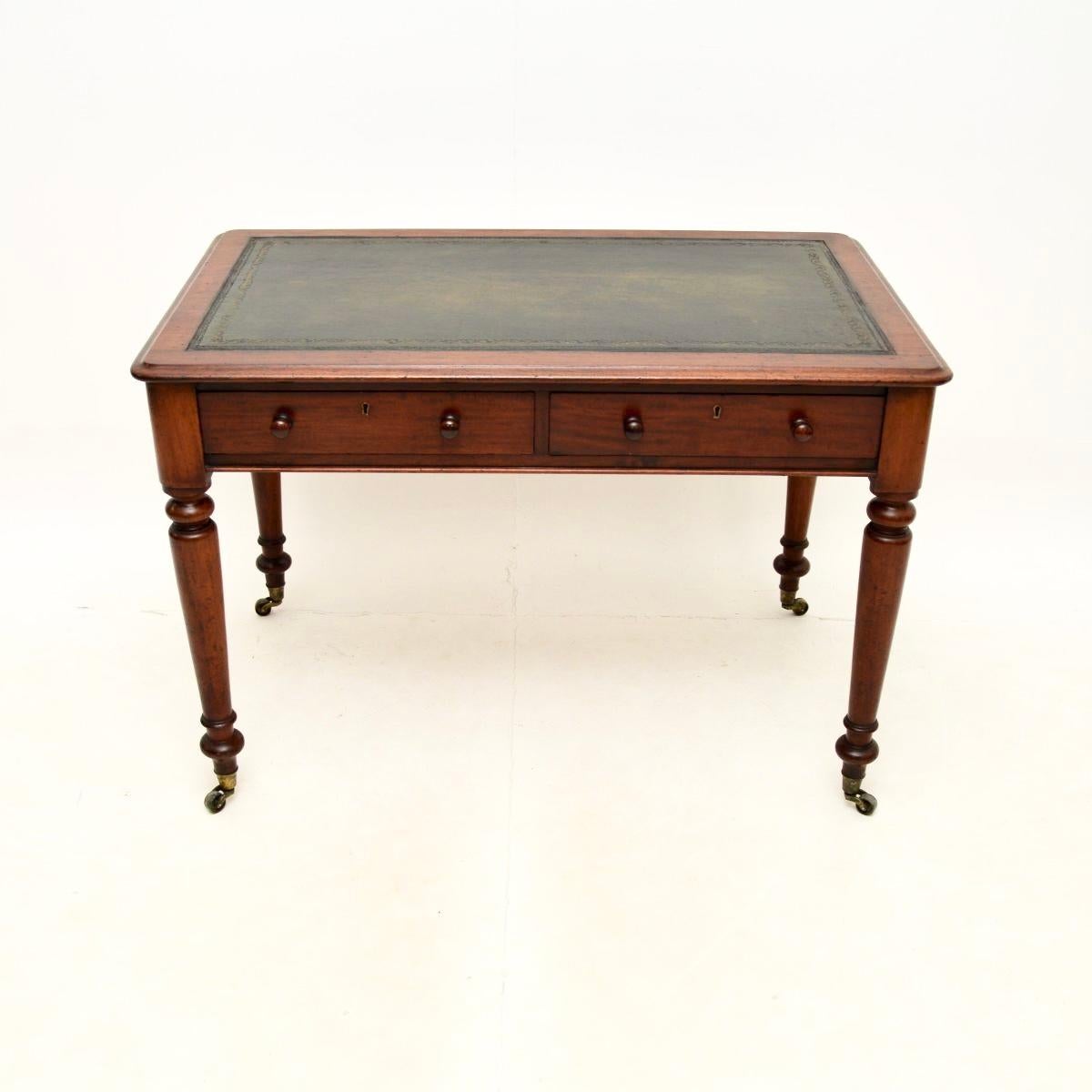 High Victorian Antique Victorian Writing Table / Desk