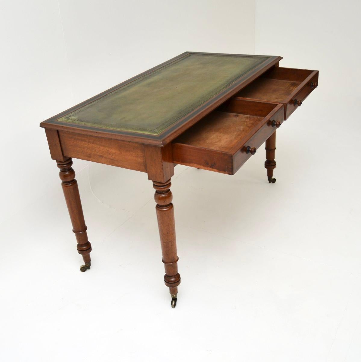 High Victorian Antique Victorian Writing Table / Desk For Sale