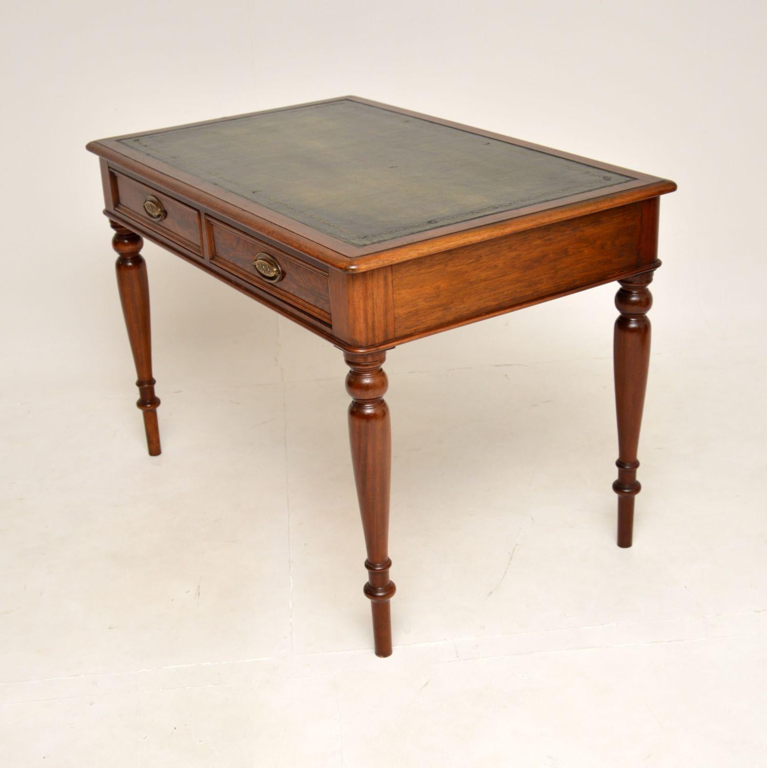 British Antique Victorian Writing Table / Desk