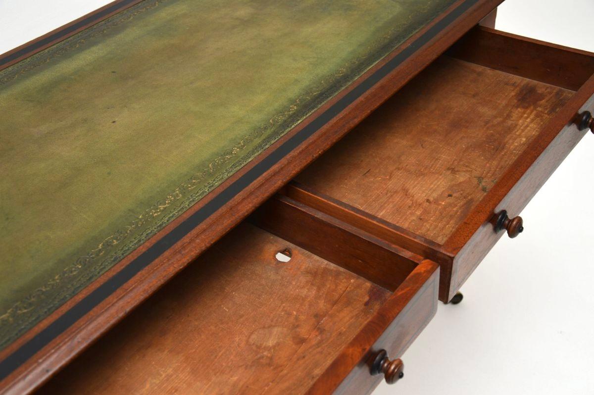 British Antique Victorian Writing Table / Desk For Sale