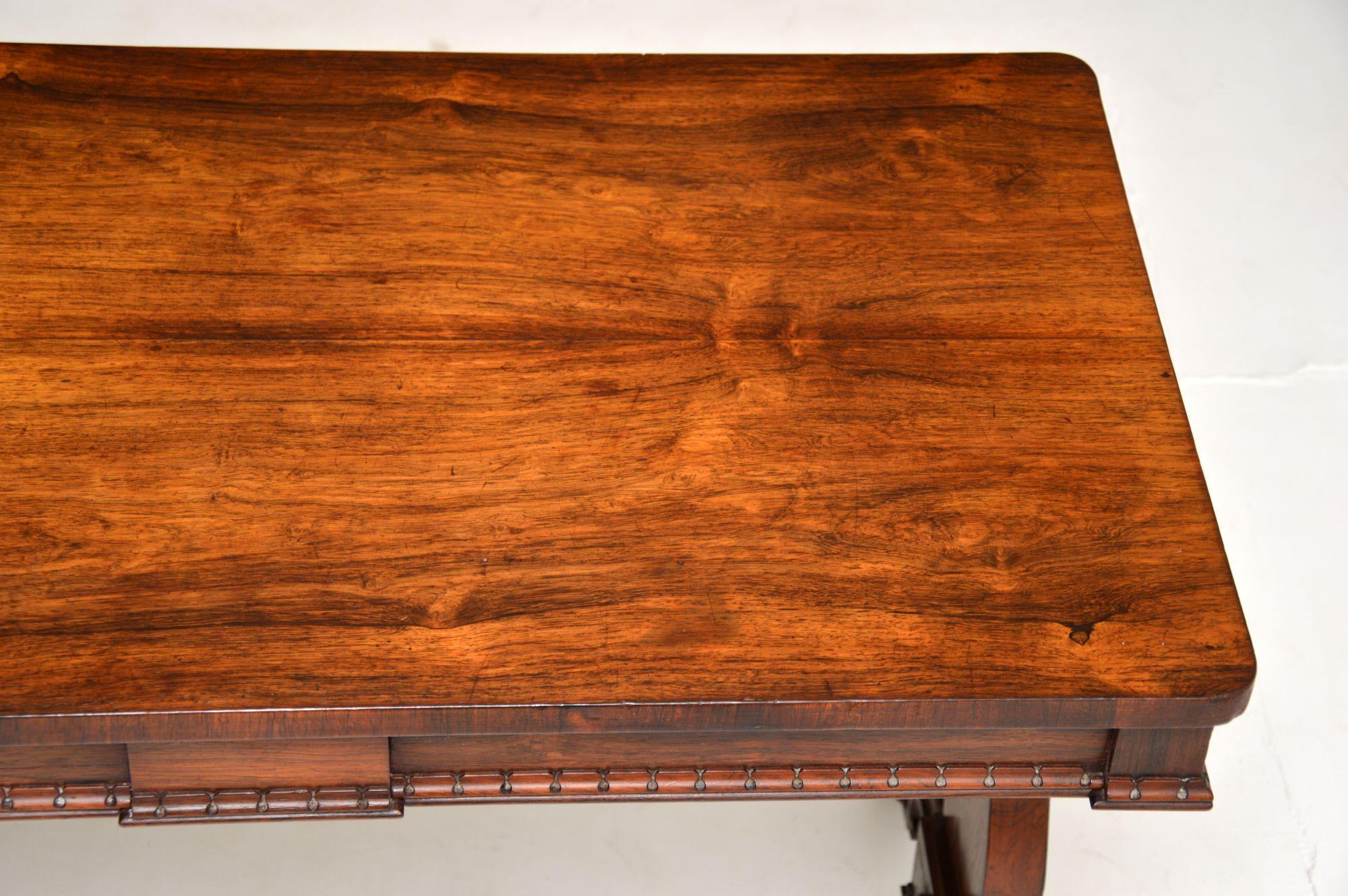 Mid-19th Century Antique Victorian Writing Table / Desk