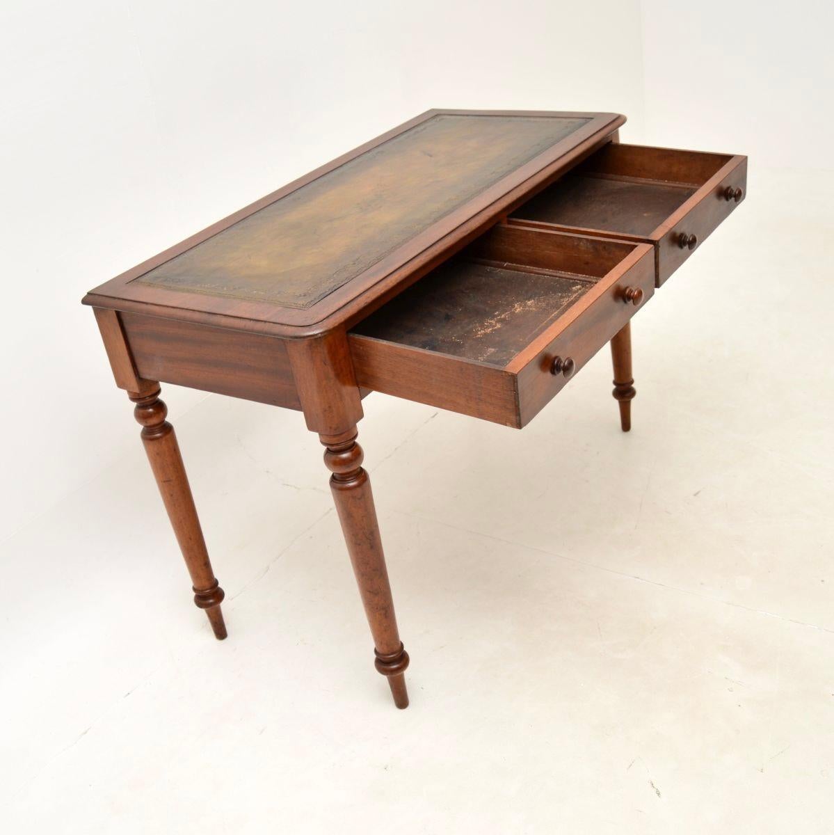 Mid-19th Century Antique Victorian Writing Table / Desk