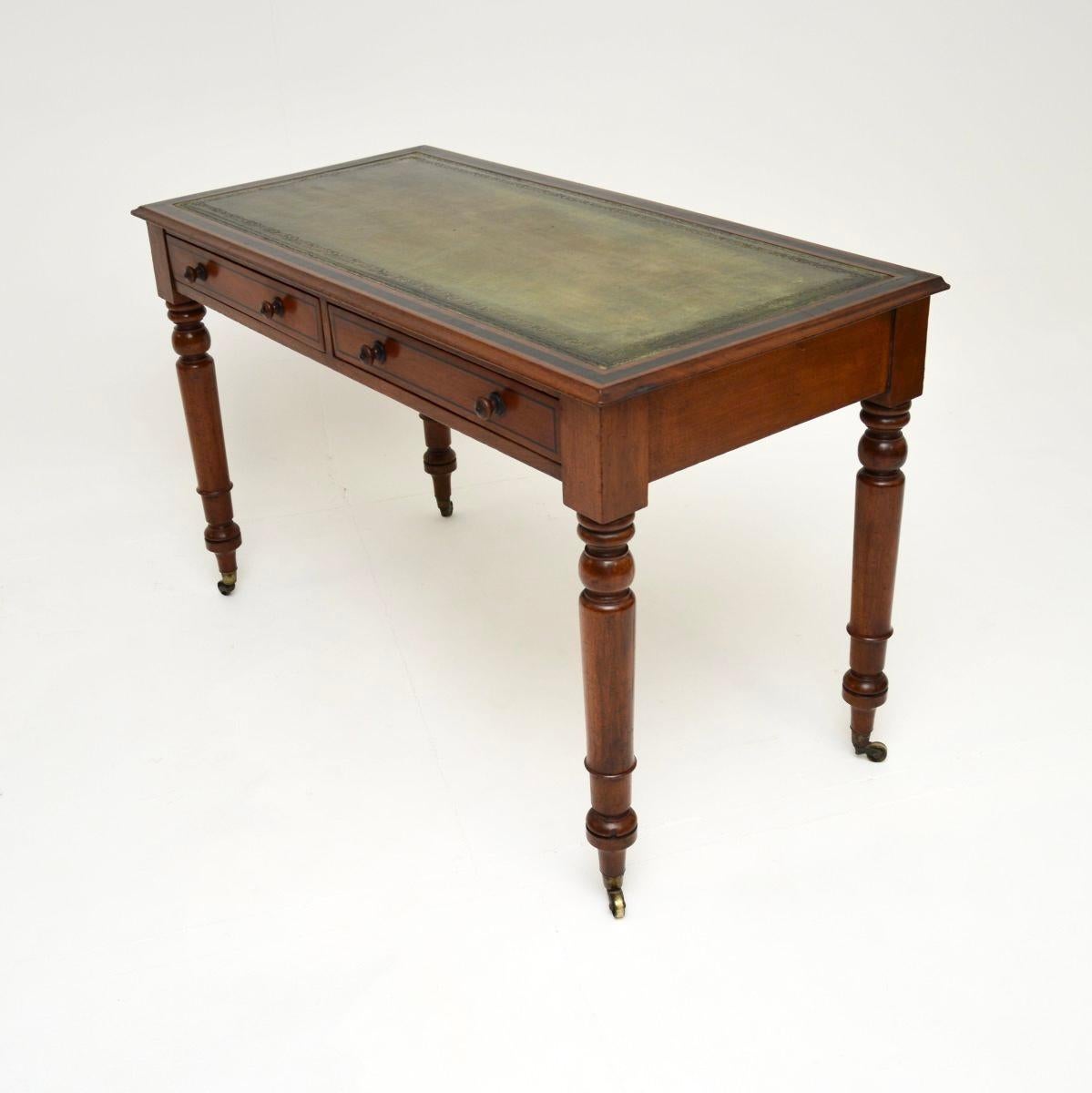 Antique Victorian Writing Table / Desk In Good Condition For Sale In London, GB