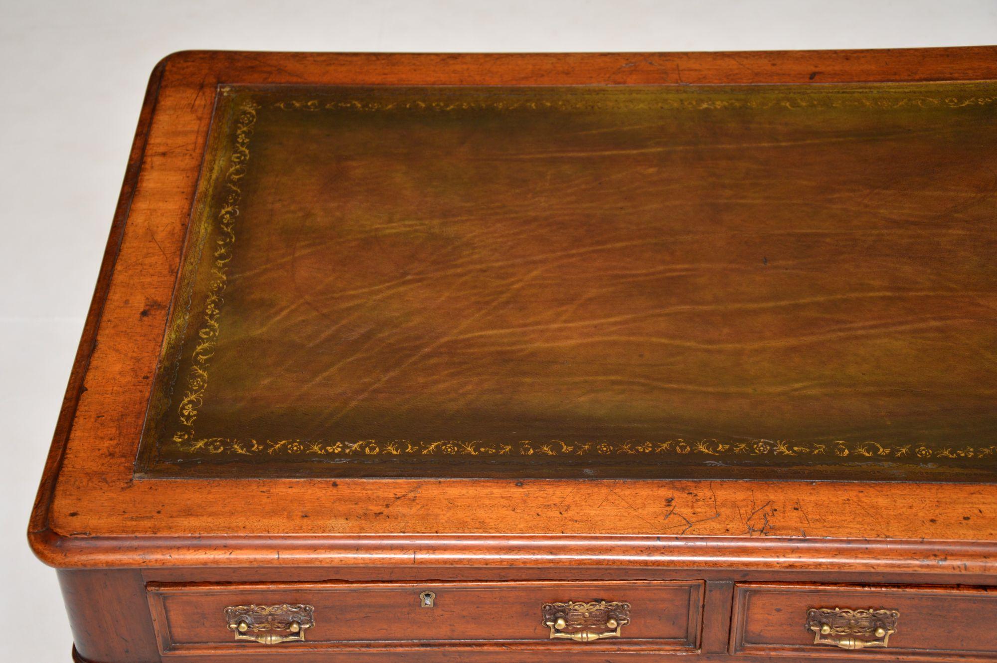 Wood Antique Victorian Writing Table / Desk