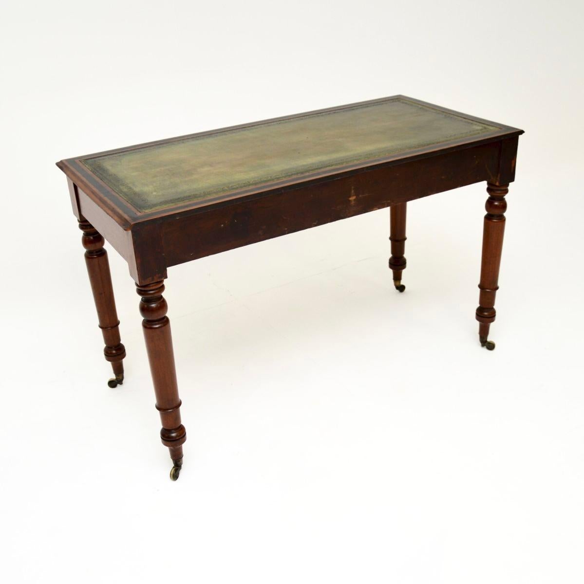 Mid-19th Century Antique Victorian Writing Table / Desk For Sale