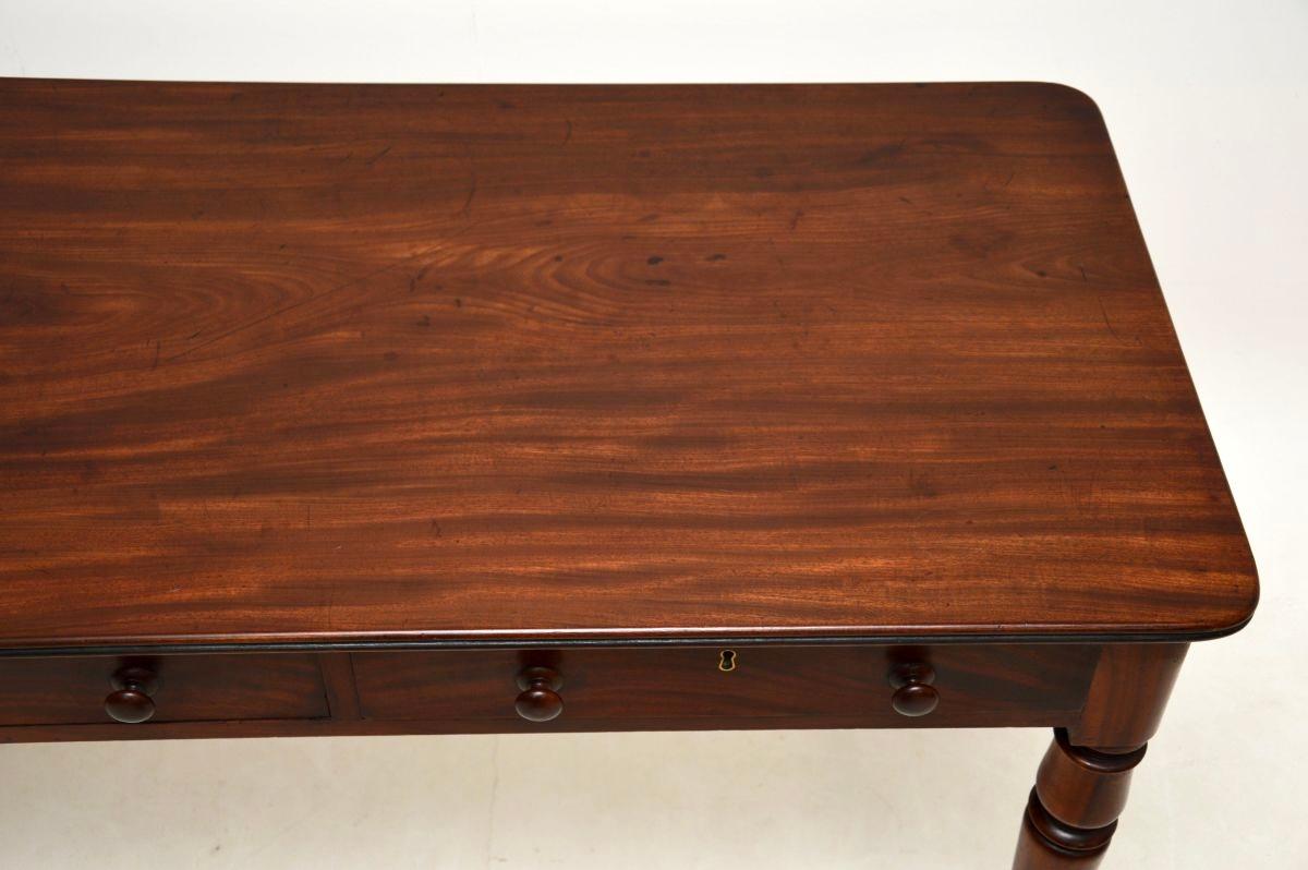 Wood Antique Victorian Writing Table / Desk