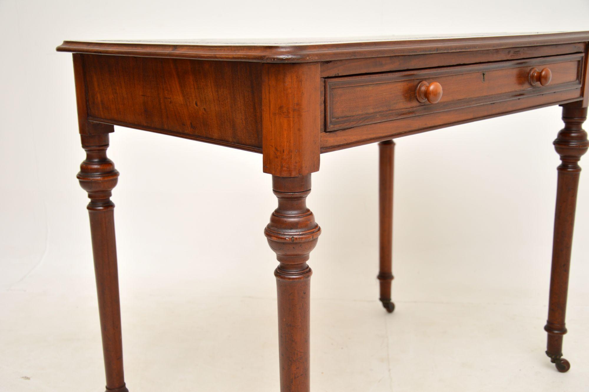 Antique Victorian Writing Table / Desk For Sale 2