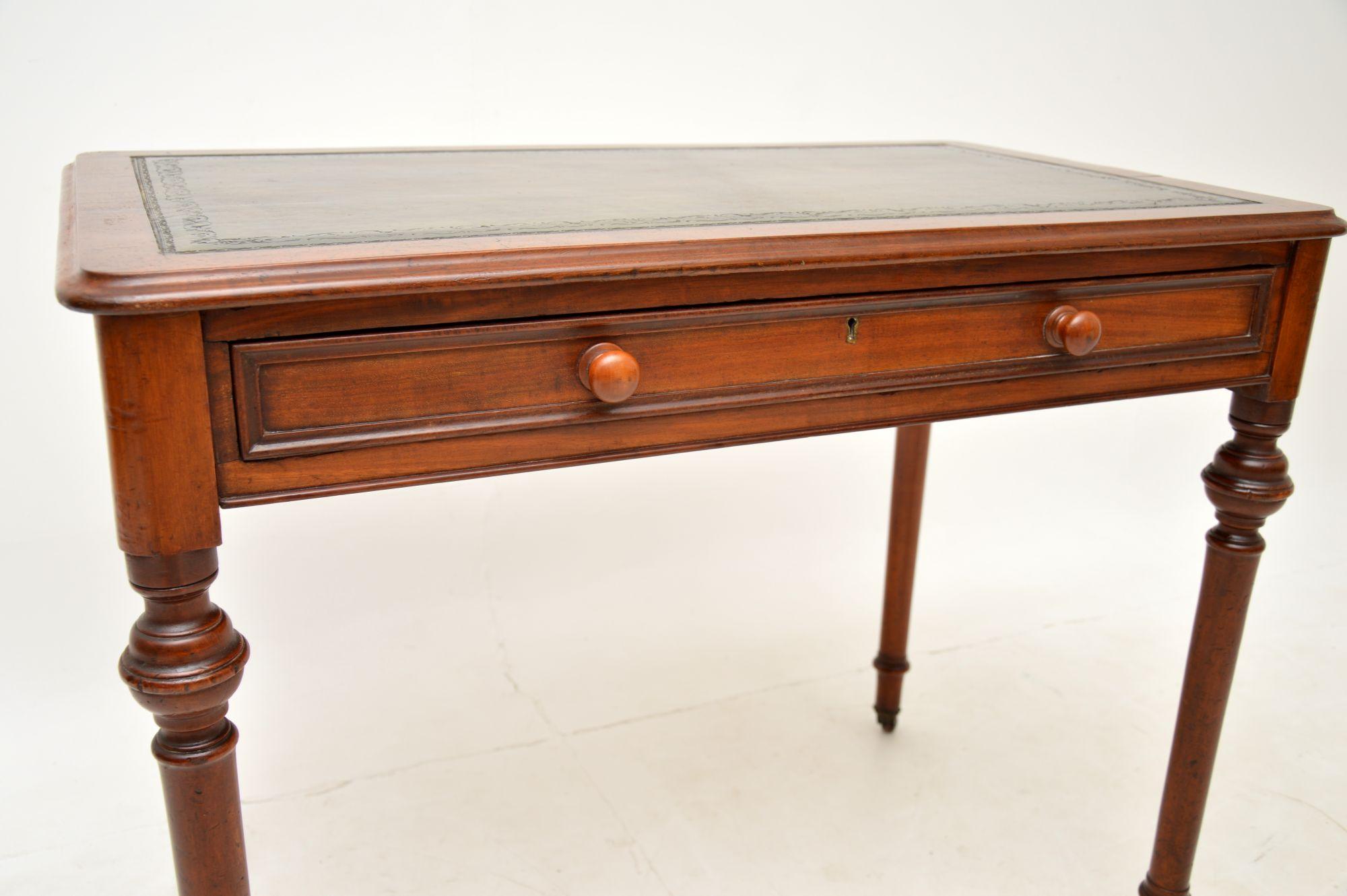 Antique Victorian Writing Table / Desk 3