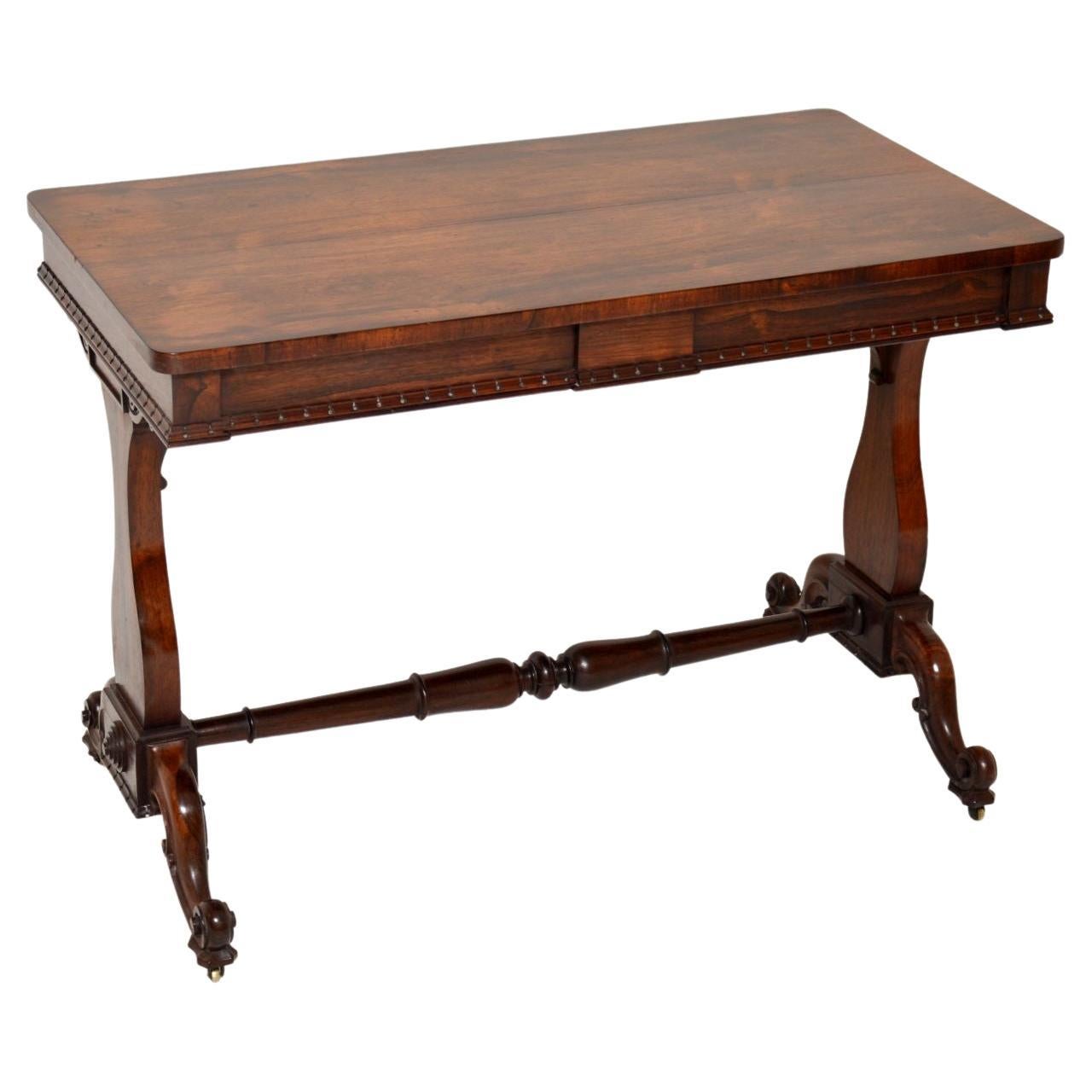 Antique Victorian Mahogany Leather Top Writing Table / Desk at 1stDibs