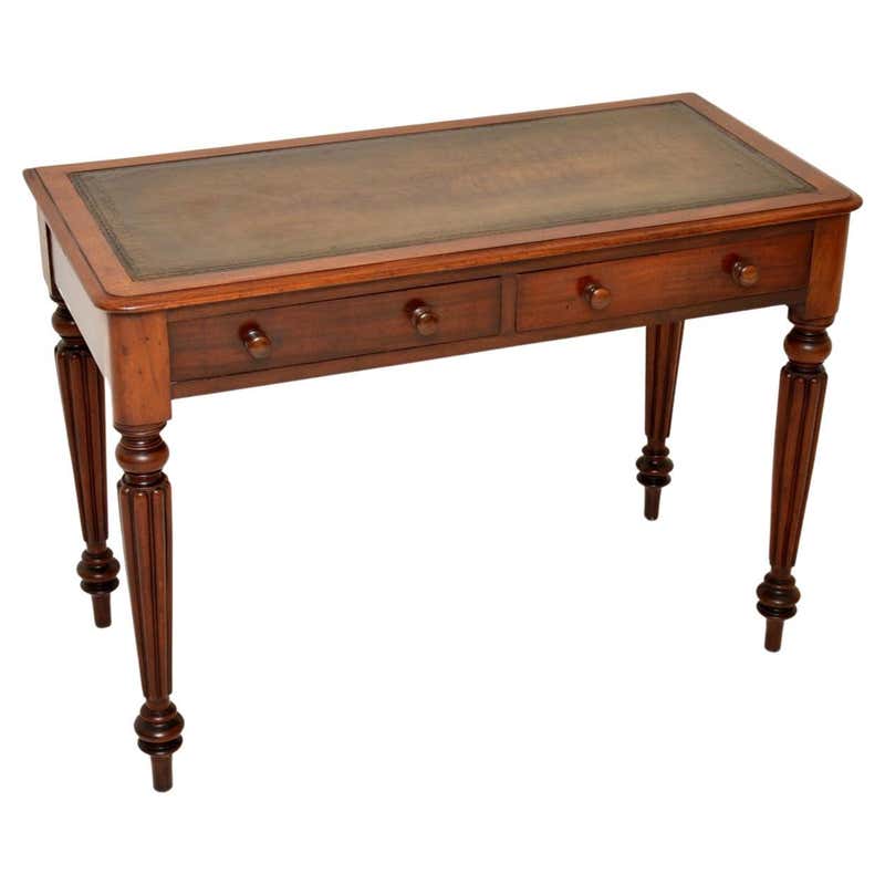 Antique Edwardian Inlaid Desk / Writing Table at 1stDibs