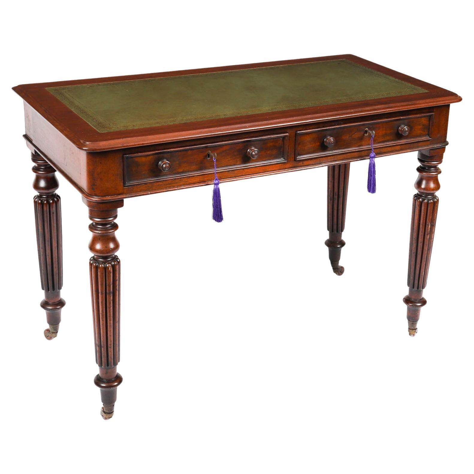 Antique Victorian Writing Table Desk Gillows 19th Century en vente