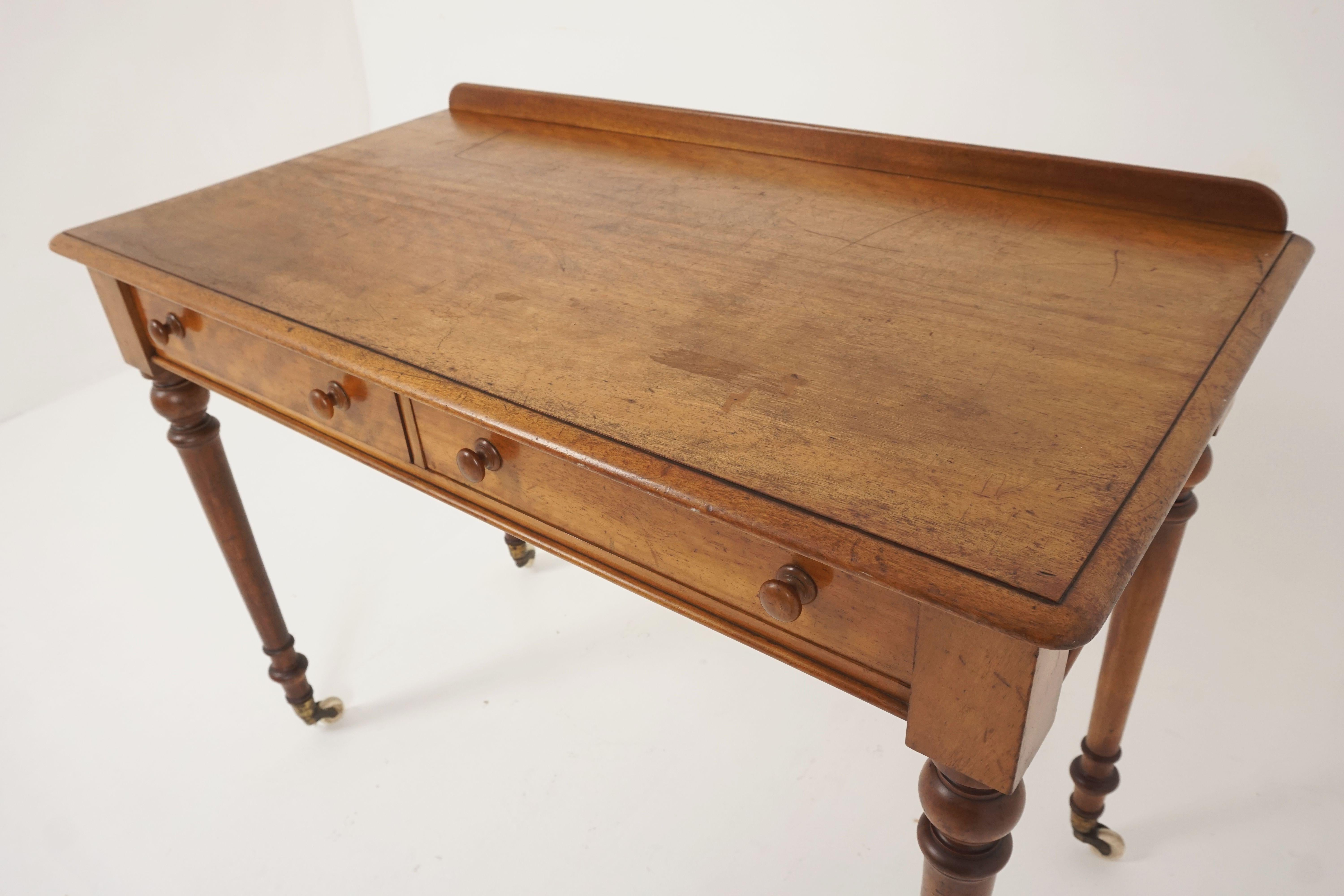 Late 19th Century Antique Victorian Writing Table, Writing Desk, Scotland 1880, B2563