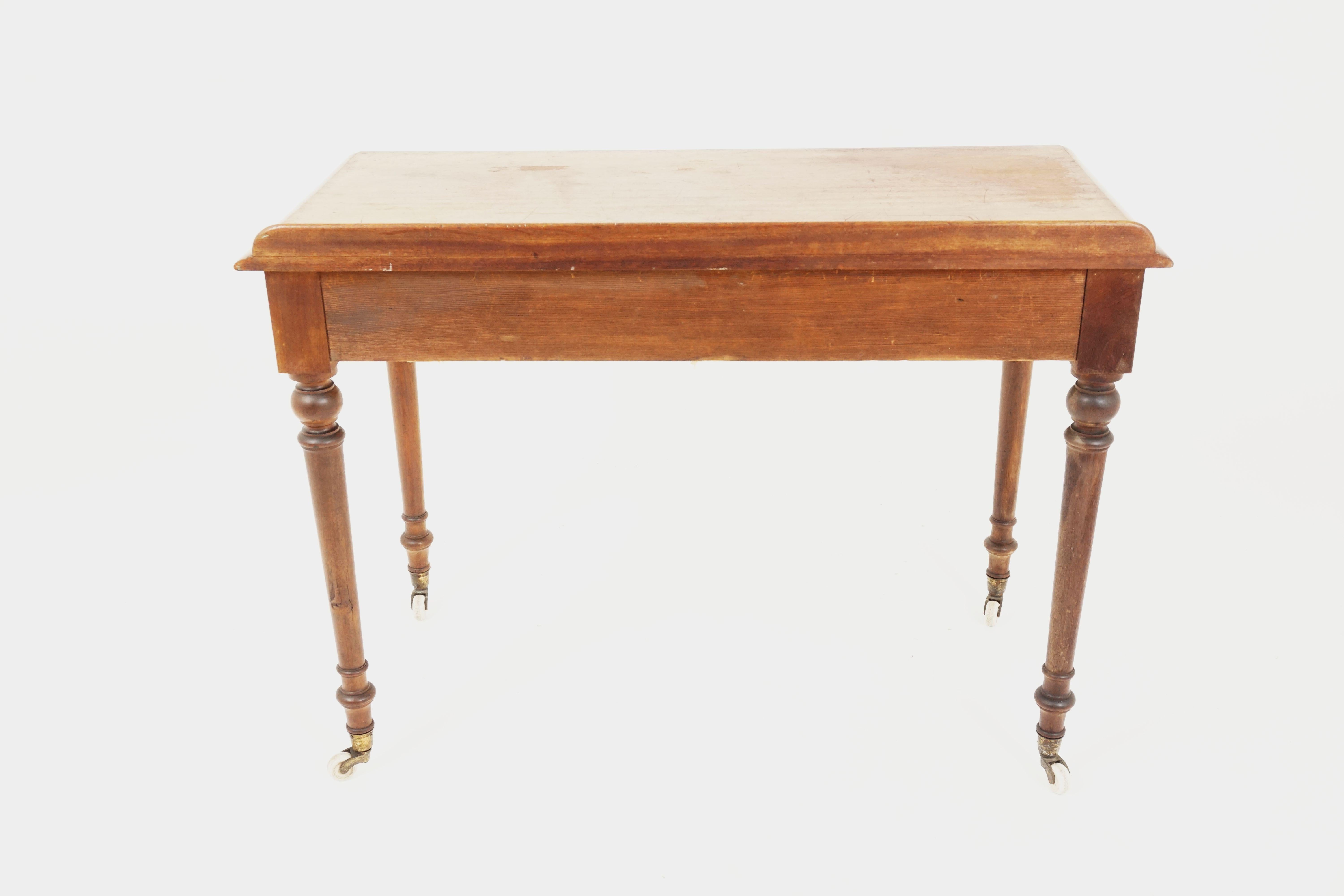 Antique Victorian Writing Table, Writing Desk, Scotland 1880, B2563 2