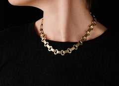 Collar antiguo victoriano de oro amarillo