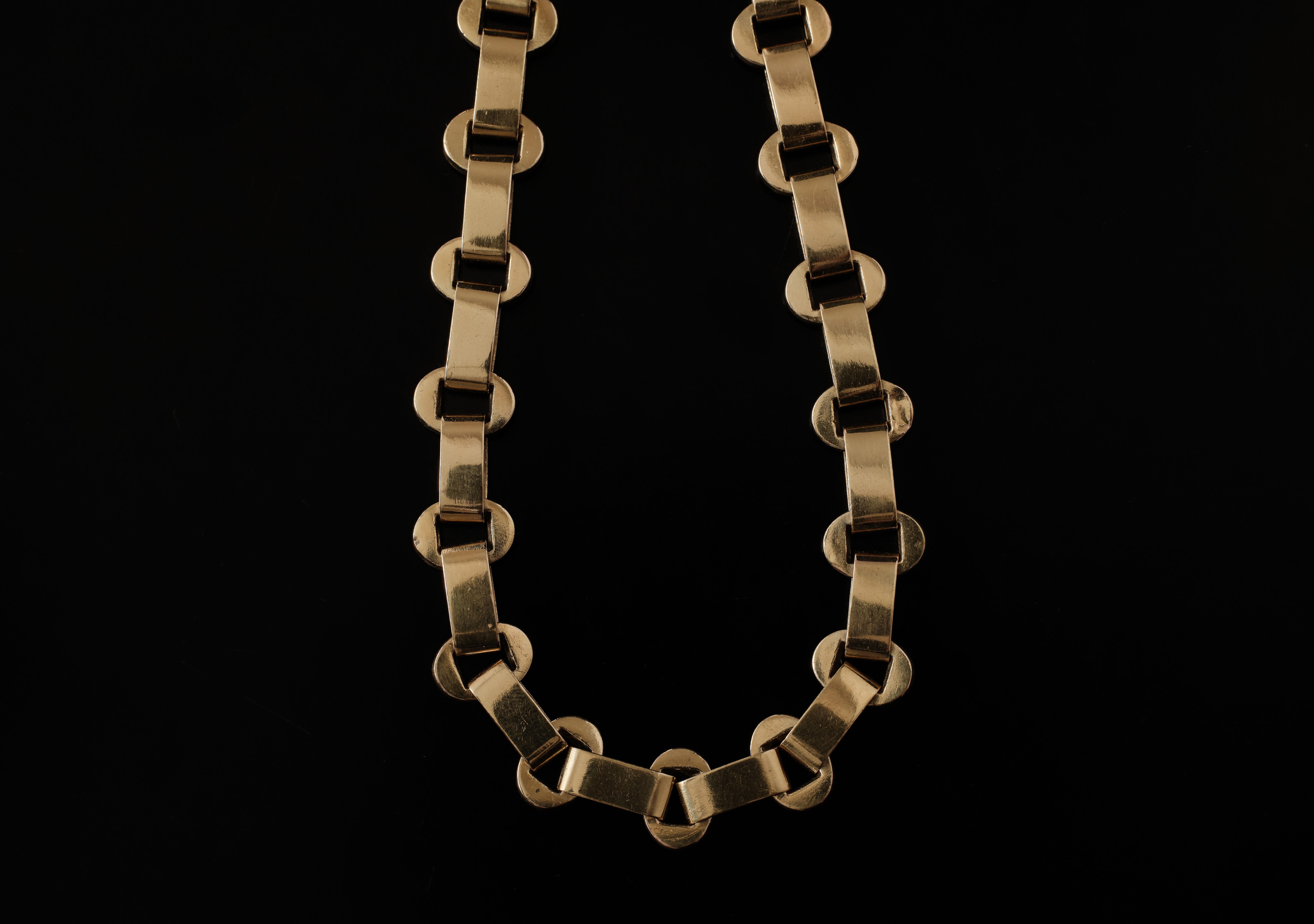 Antike viktorianische Gelbgold-Halskette mit Kragen im Zustand „Gut“ im Angebot in Malmö, SE