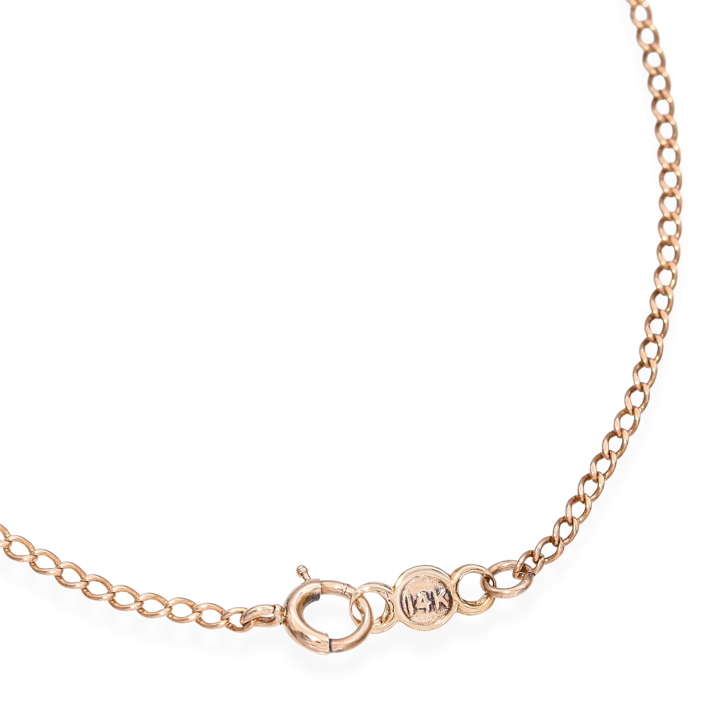 Antike viktorianische Gelbgold Onyx Mikro Mosaik Anhänger Halskette Damen im Angebot