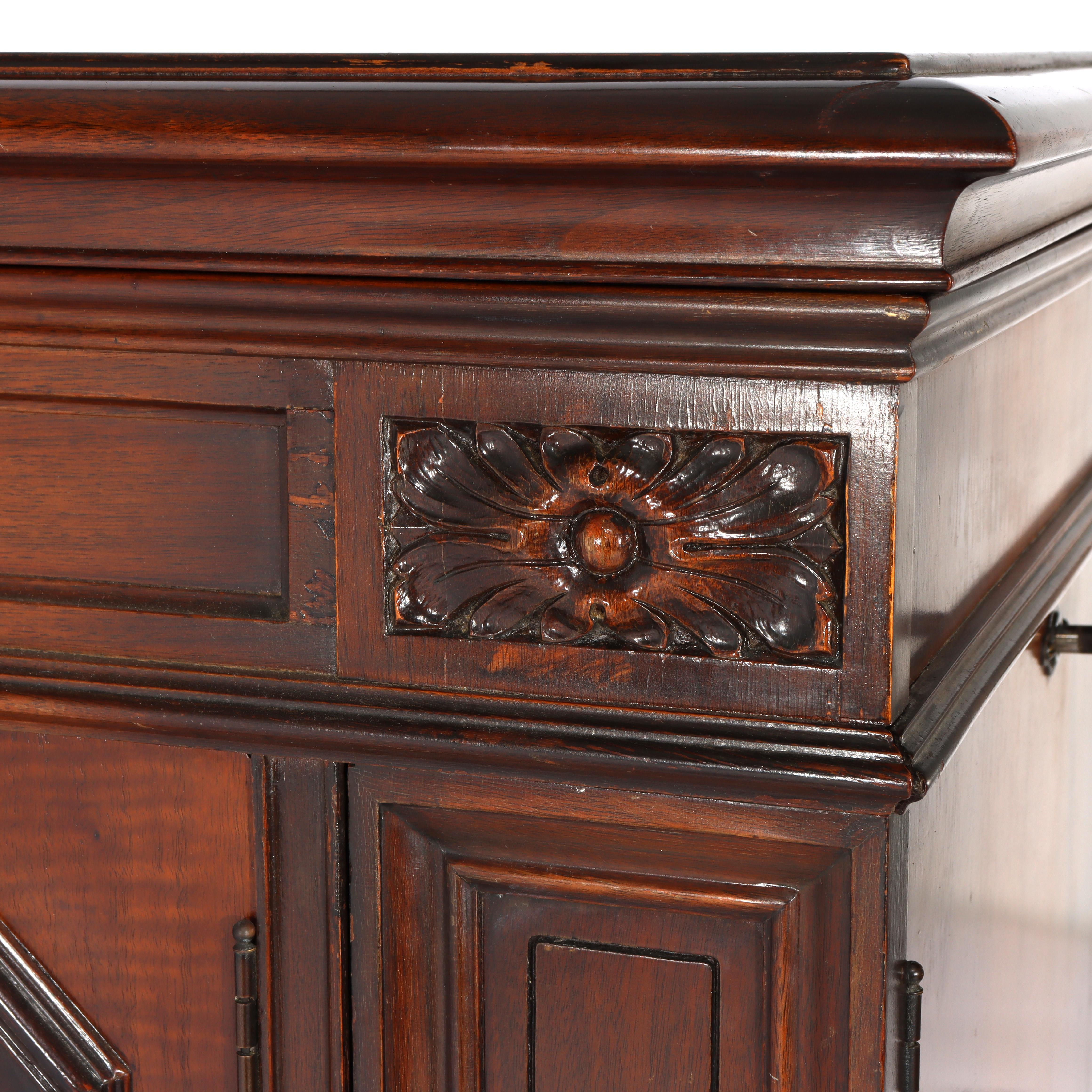 Antique Victrola Orthophonic Walnut Phonograph C1930 7