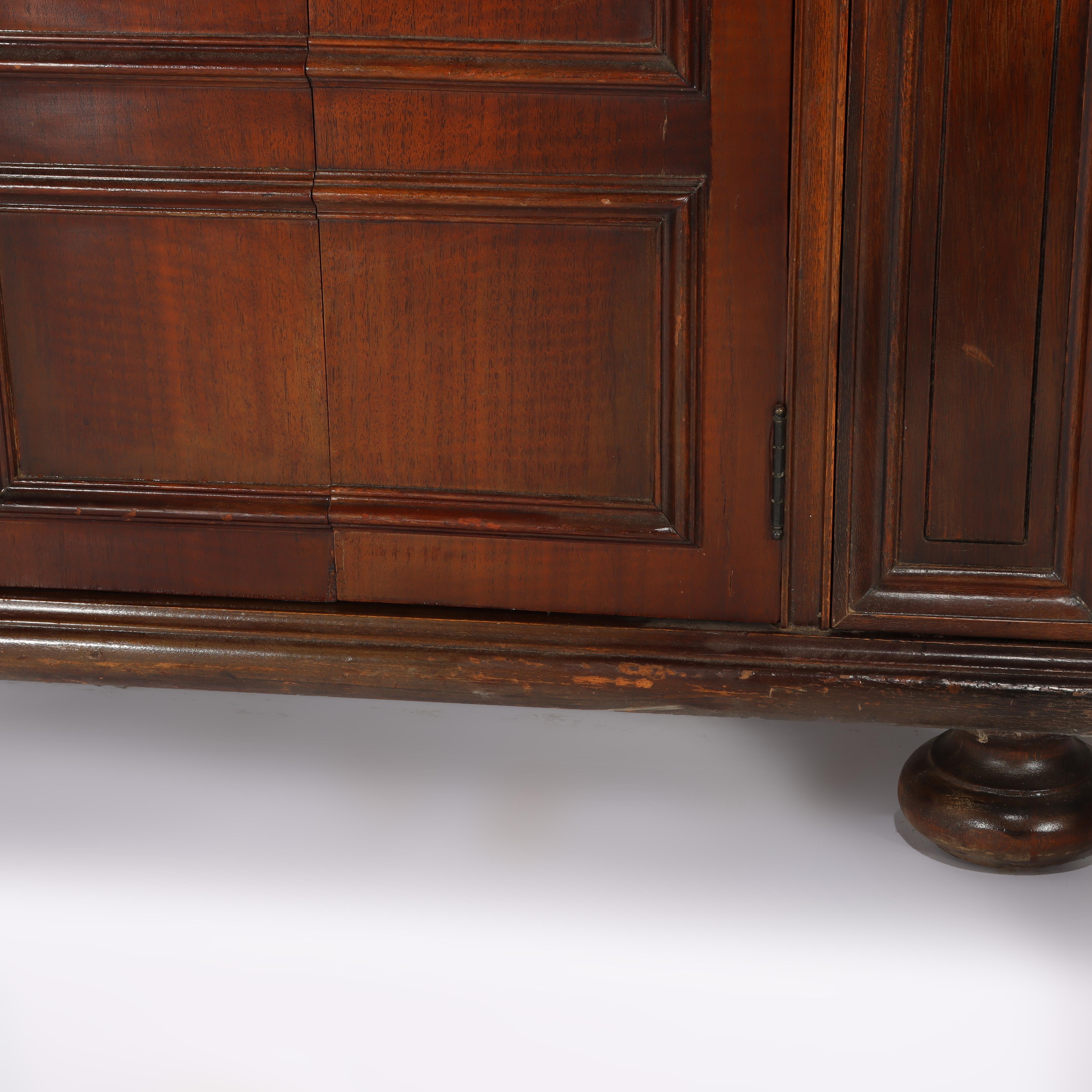 Antique Victrola Orthophonic Walnut Phonograph C1930 12