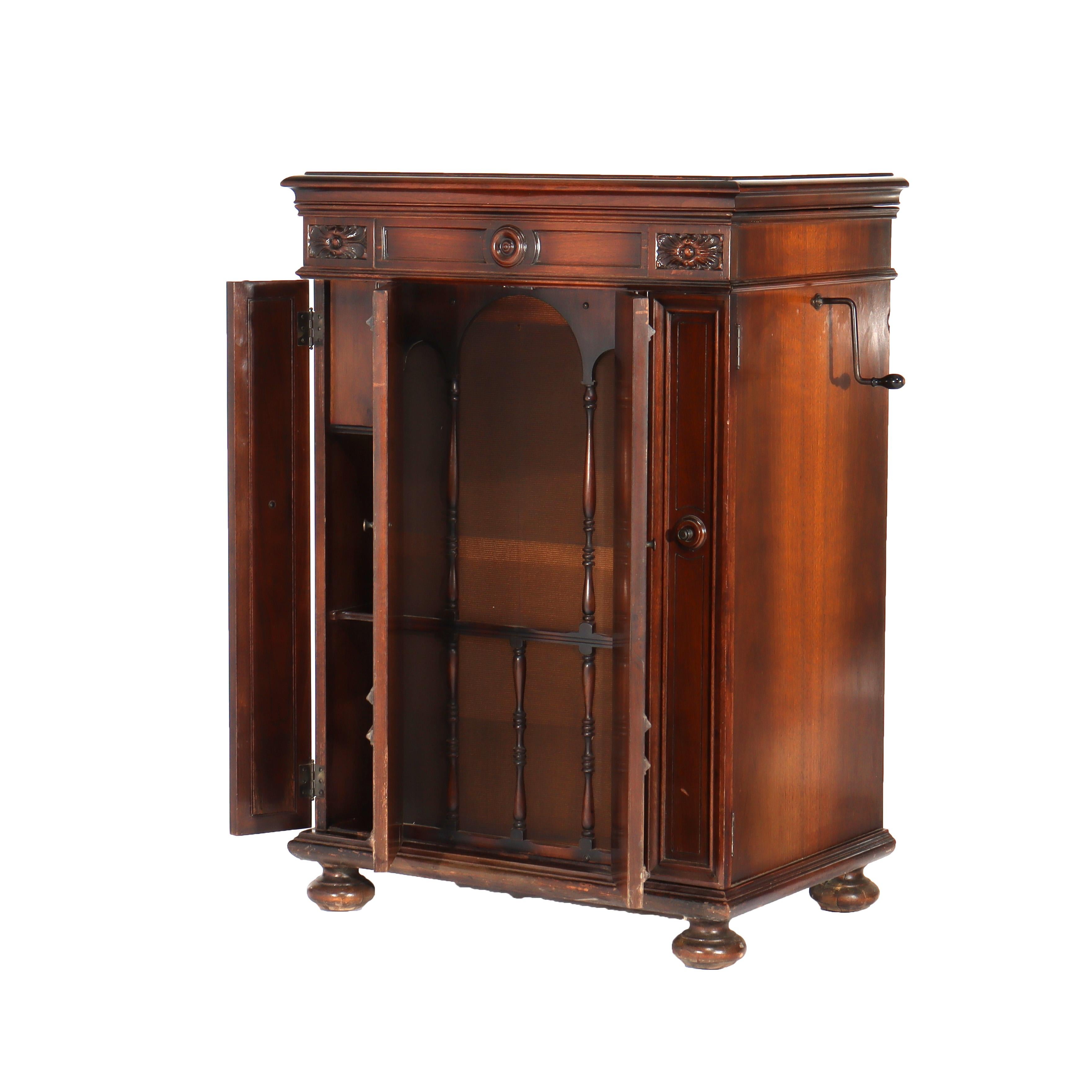 Antique Victrola Orthophonic Walnut Phonograph C1930 In Good Condition In Big Flats, NY
