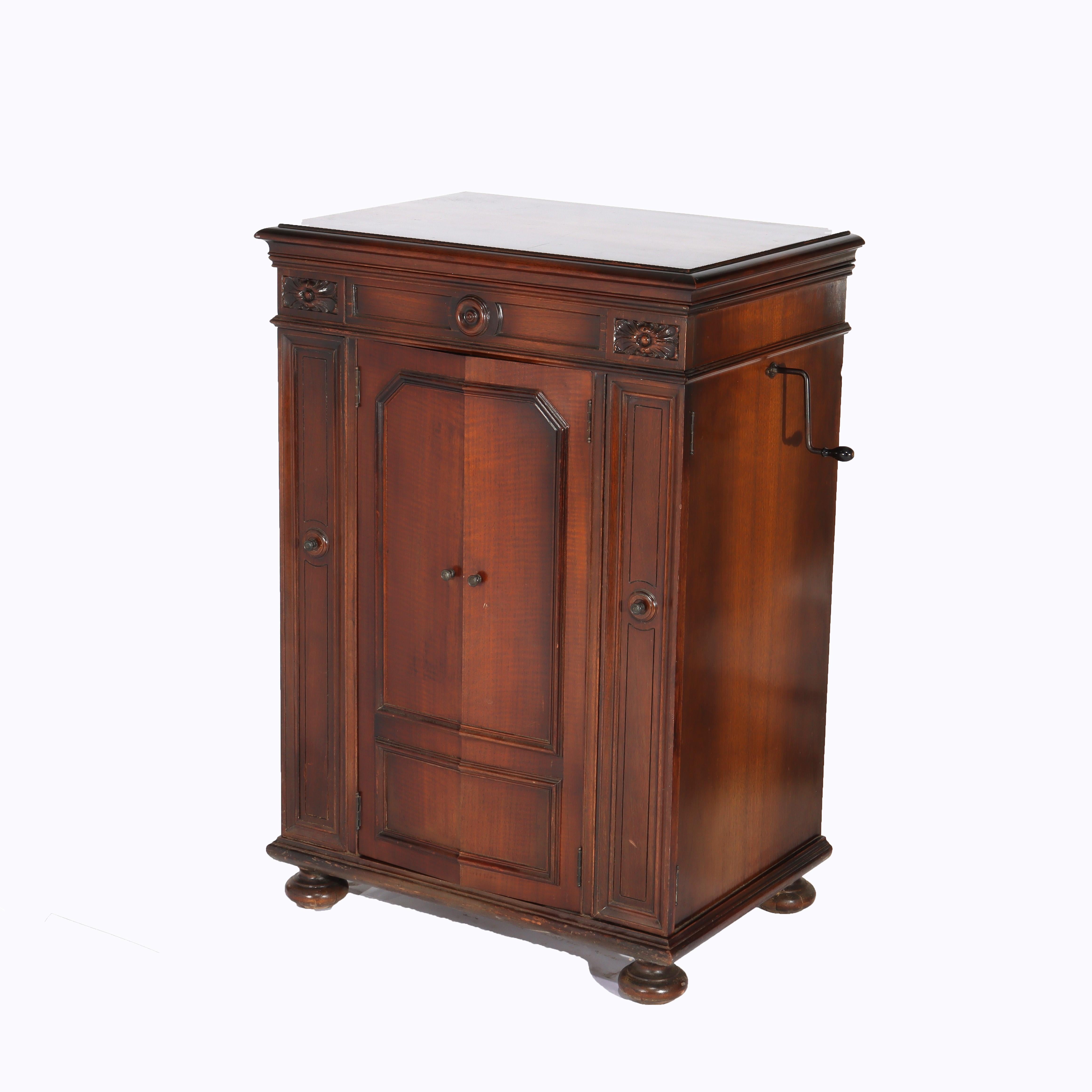 Antique Victrola Orthophonic Walnut Phonograph C1930 2