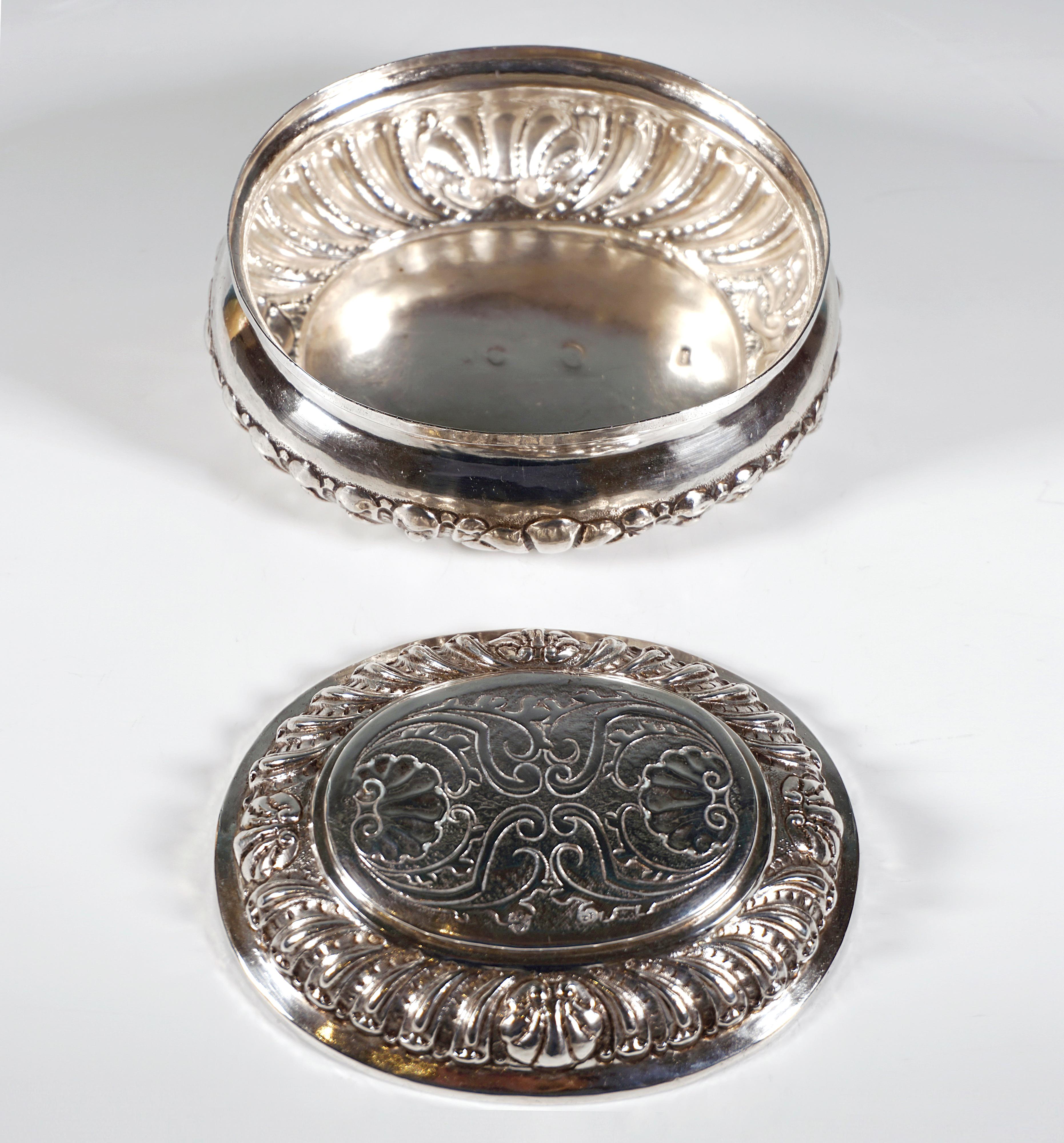 Antiguo azucarero barroco vienés de plata, de Zacharias Fayll, 1705/1715 Hecho a mano en venta