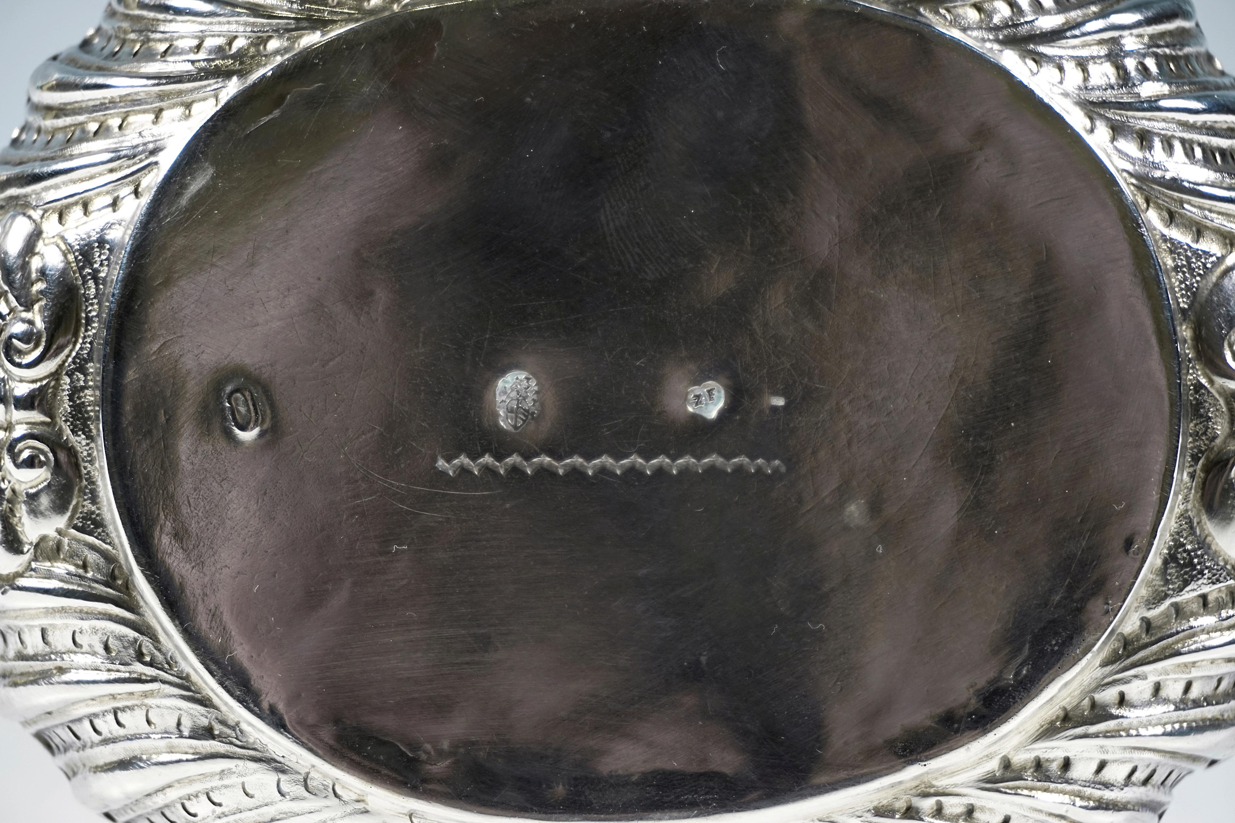 Antiguo azucarero barroco vienés de plata, de Zacharias Fayll, 1705/1715 en Bueno estado para la venta en Vienna, AT