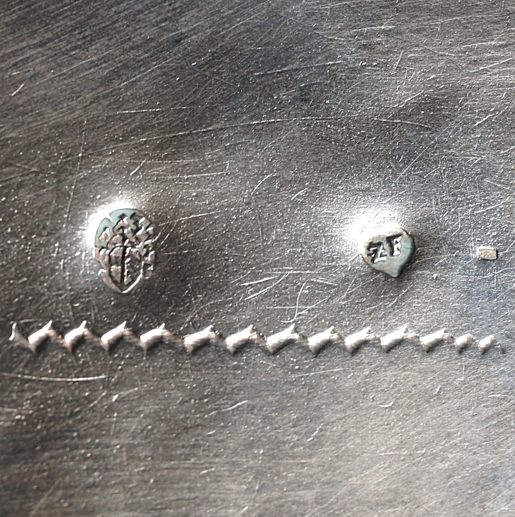Antiguo azucarero barroco vienés de plata, de Zacharias Fayll, 1705/1715 Silver en venta