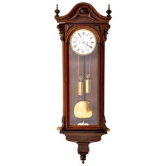Antique Vienna Biedermeier 8-Day Regulator/Clock, Carl Suchy & Söhne, circa 1890
