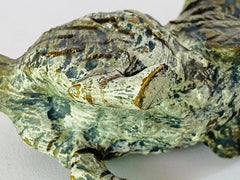 Antique Vienna Bronze Sculpture of a Cat in Bergman Style, Austria, ca. 1900