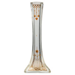 Vase en cristal ancien de la Sécession viennoise/Art nouveau