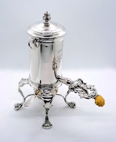 Antique Vienna 13 Lot Silver Coffee Maker by Mayerhofer & Klinkosch, Dated 1844