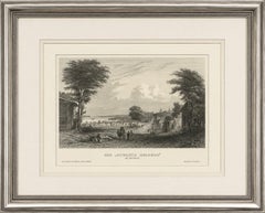 Antique View of Gowanus Heights Brooklyn New York, Meyer ca. 1850