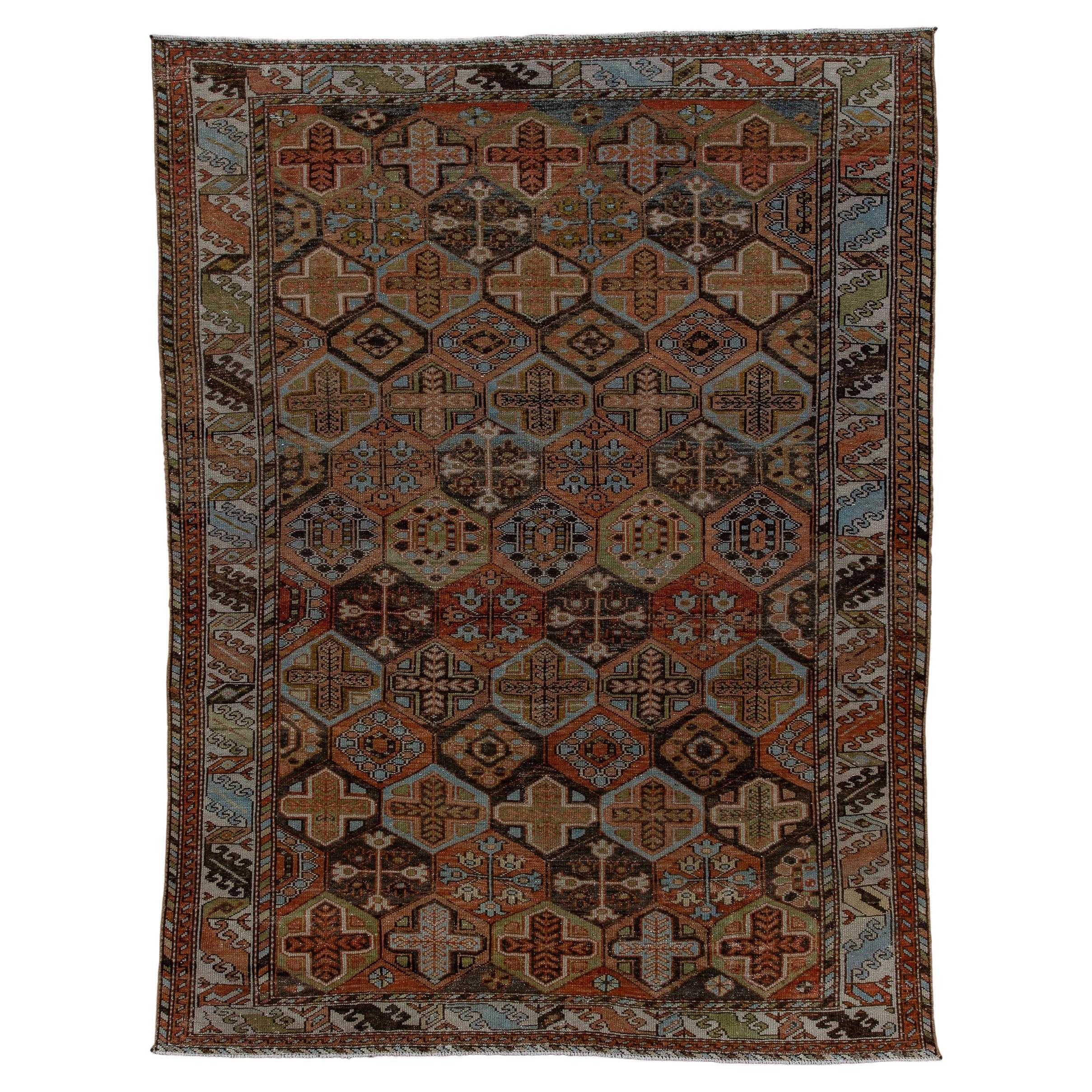 Baktiaire de village antique aux couleurs naturelles en vente