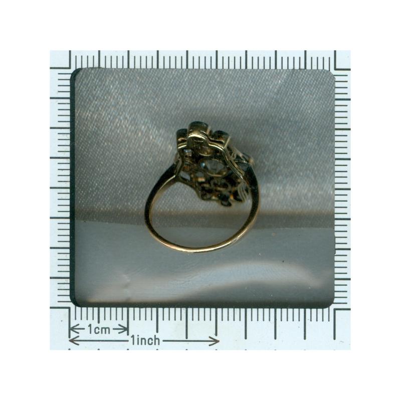 Antique Vintage Art Deco Diamond Engagement Ring, Belle Epoque 10