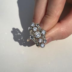 Antique Vintage Art Deco Diamond Engagement Ring, Belle Epoque