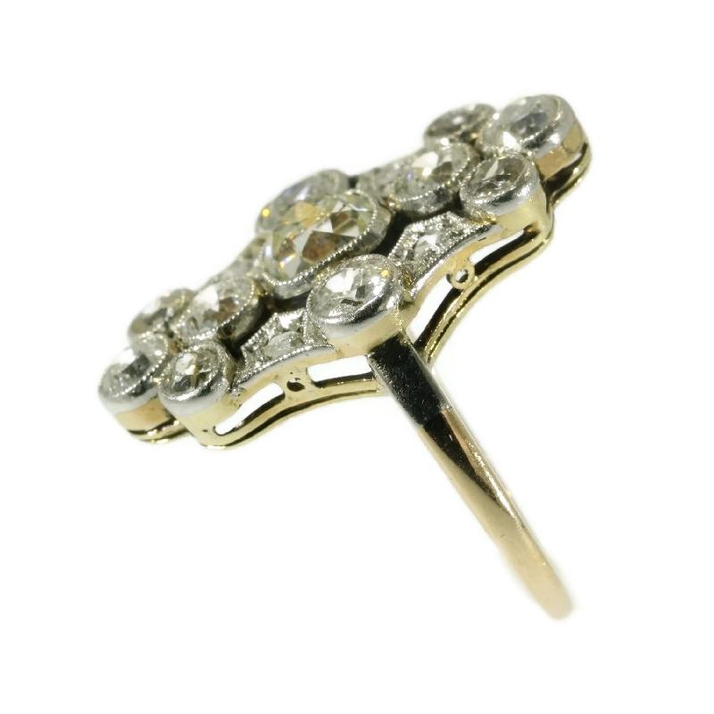 Antique Vintage Art Deco Diamond Engagement Ring, Belle Epoque 2