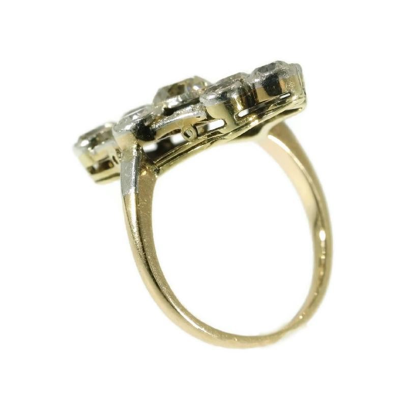 Antique Vintage Art Deco Diamond Engagement Ring, Belle Epoque 3