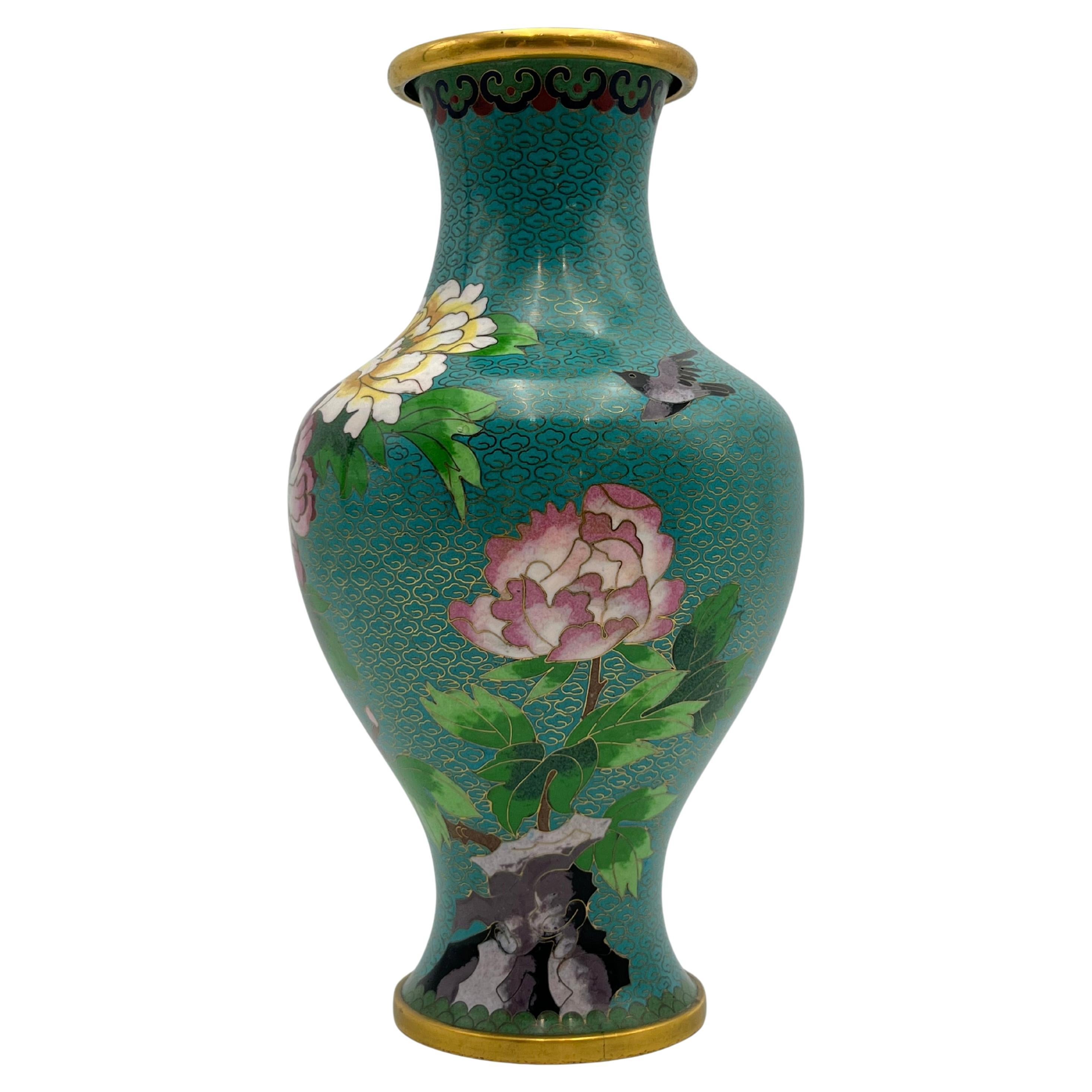 Antike / Vintage Chinesisch Cloisonne Vase