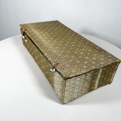 Antique Vintage Chinese Rigid Hand Fans Decorated Tortoise Shell