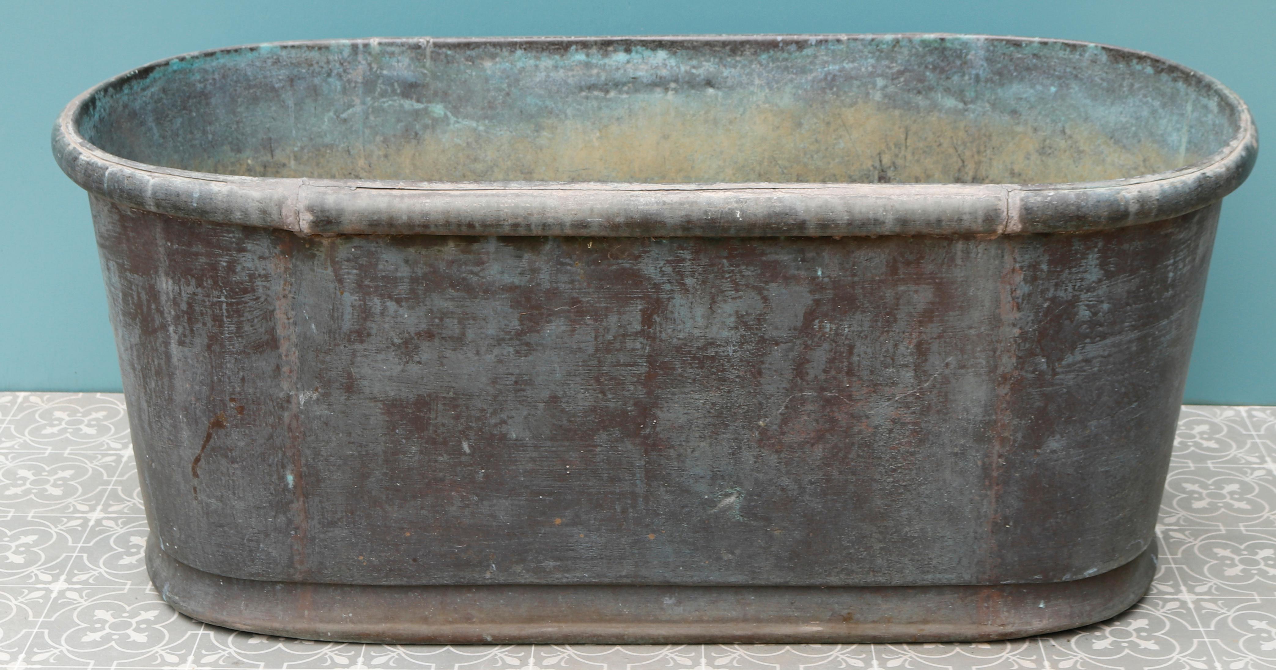 19th Century Antique Vintage Copper Bath Tub