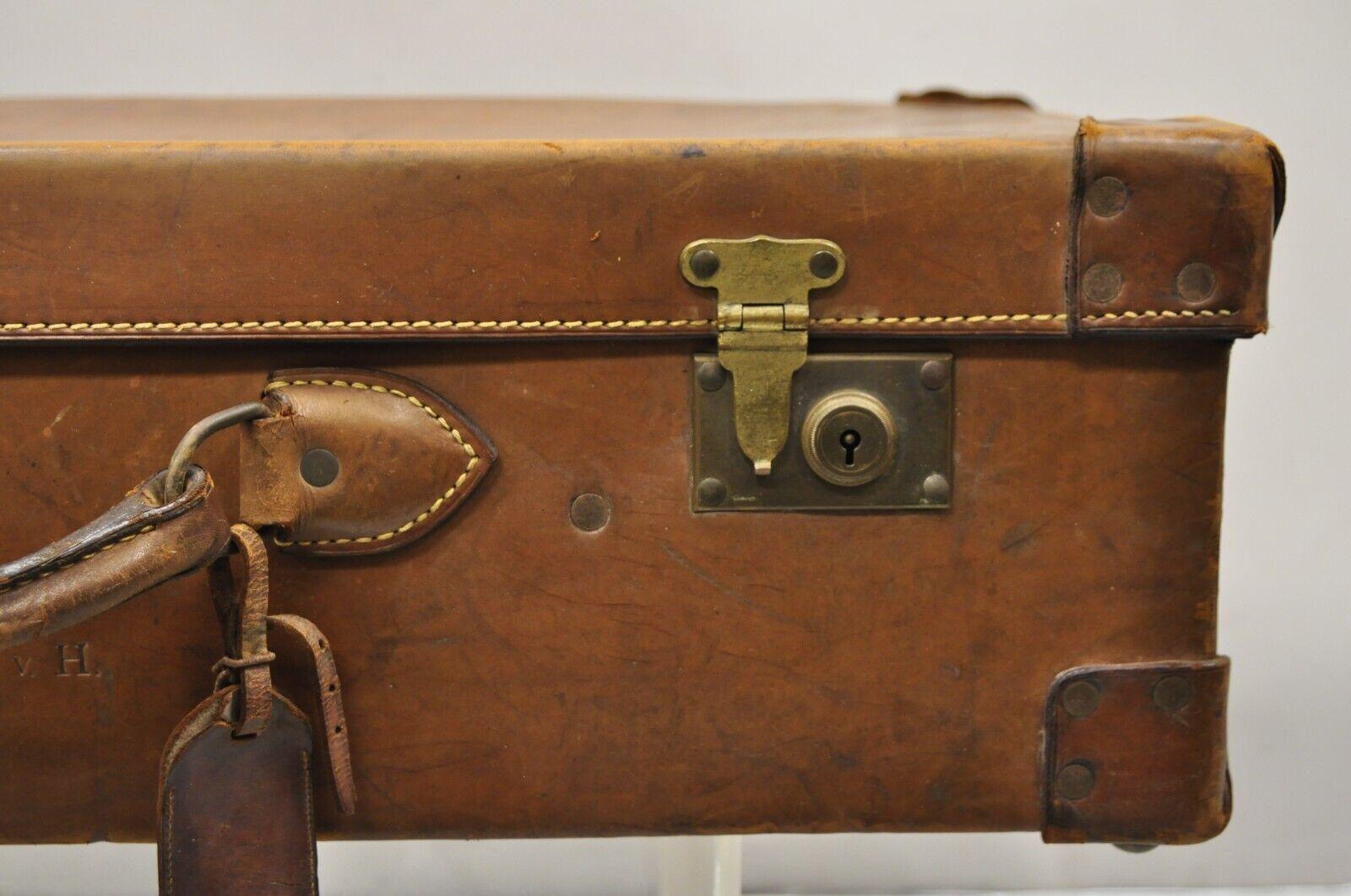 old hard suitcase