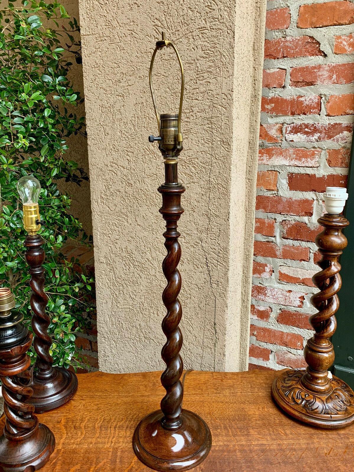 dark oak lamp table