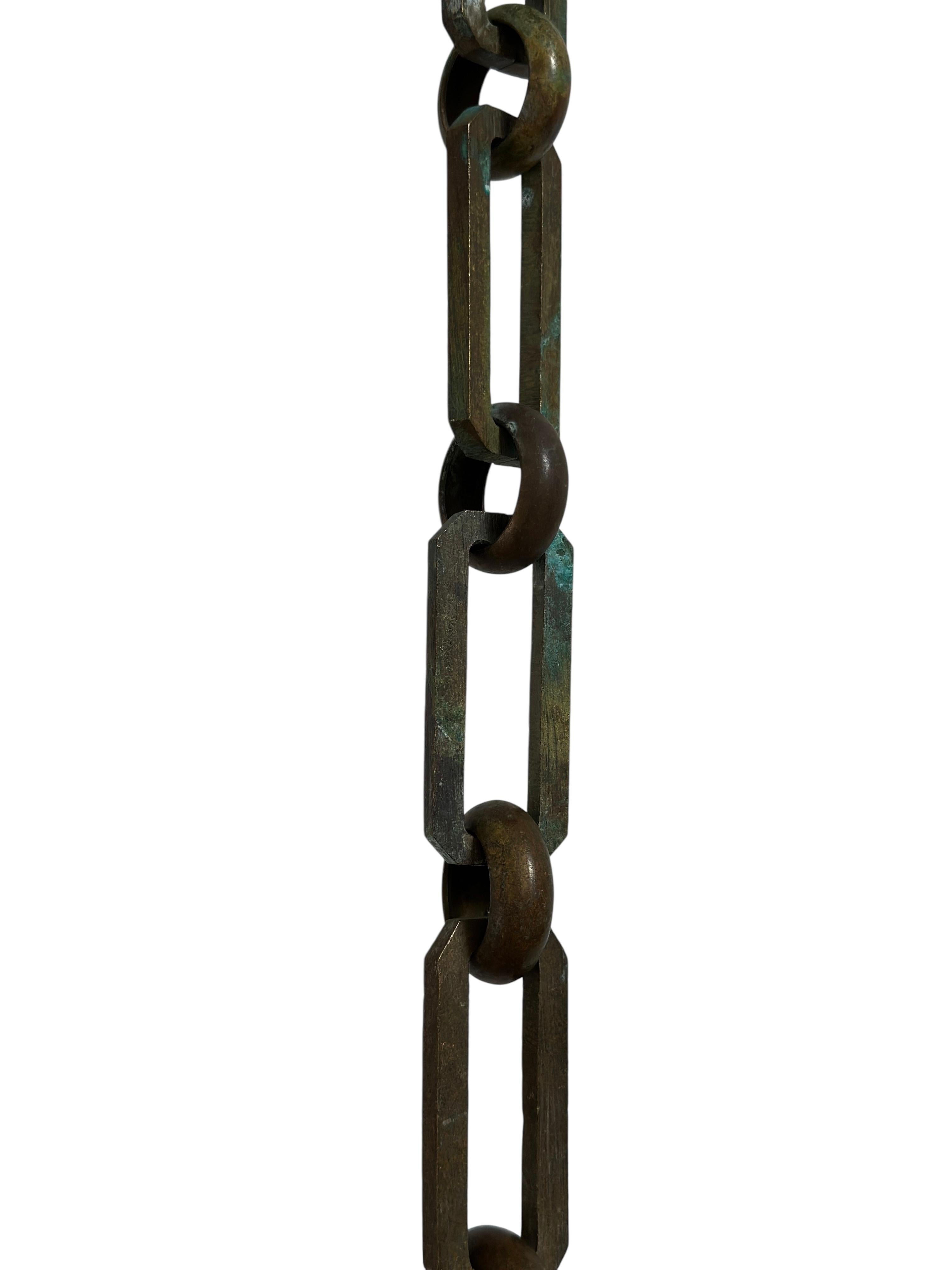 Antique Vintage French Brass Caged Holophane Glass Ceiling Pendant Light Lamp For Sale 1