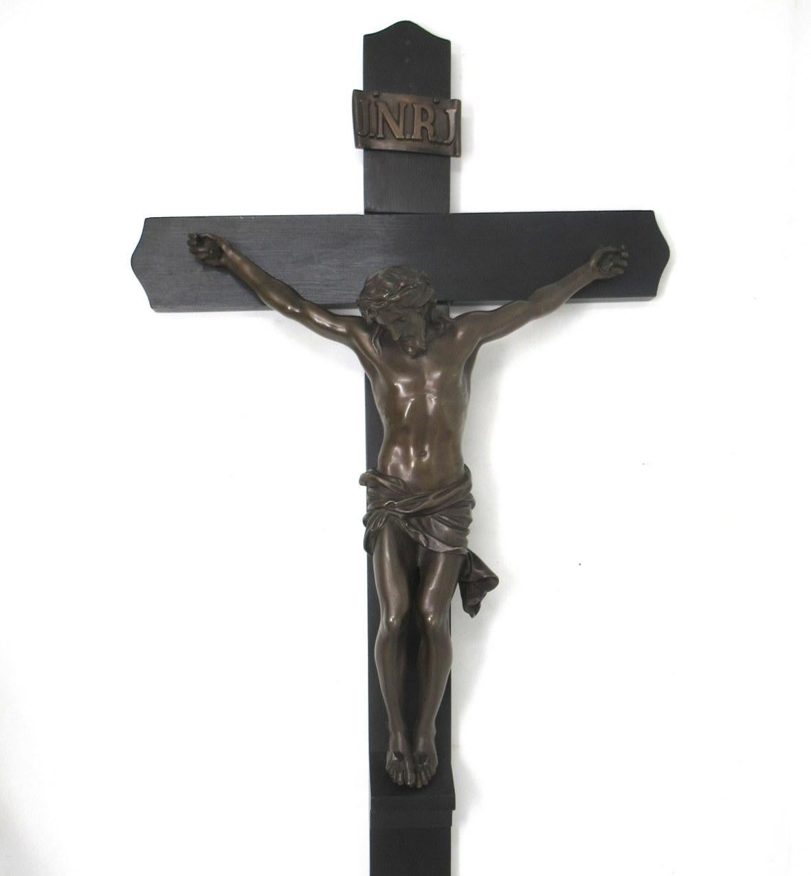 antique bronze crucifix