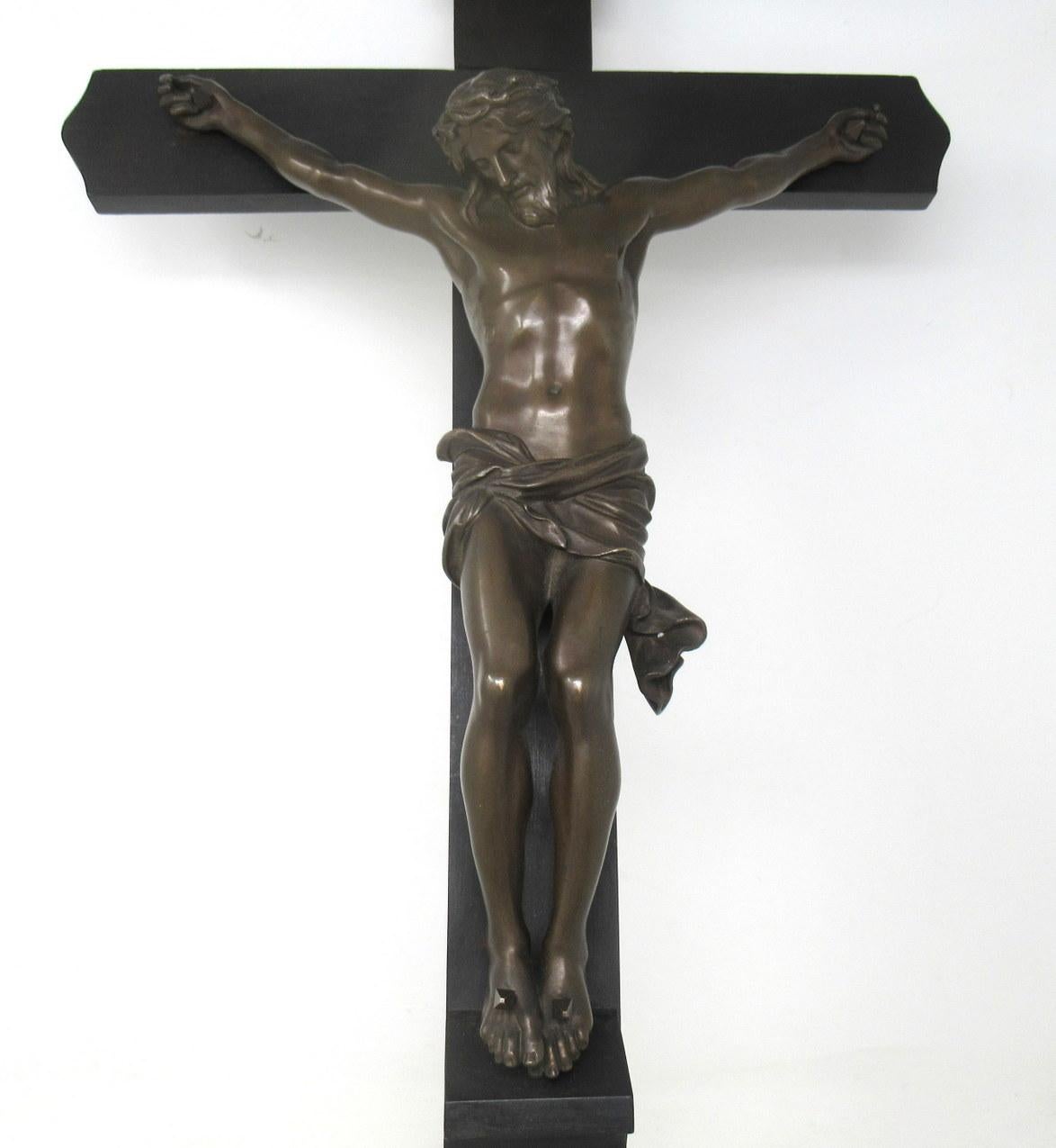 antique french crucifix